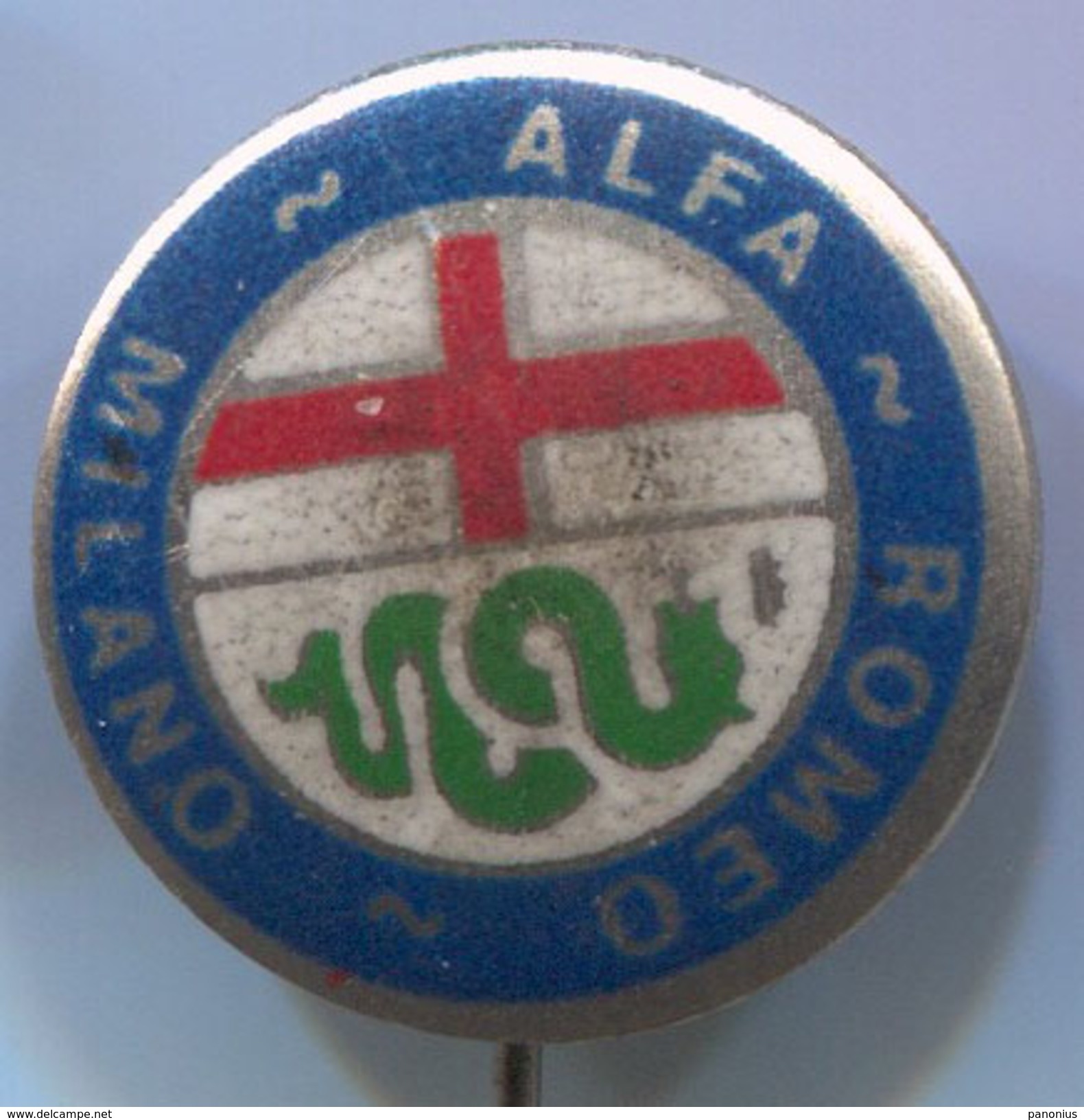 ALFA ROMEO - Car, Auto, Automotive, Vintage Pin, Badge, Abzeichen - Alfa Romeo