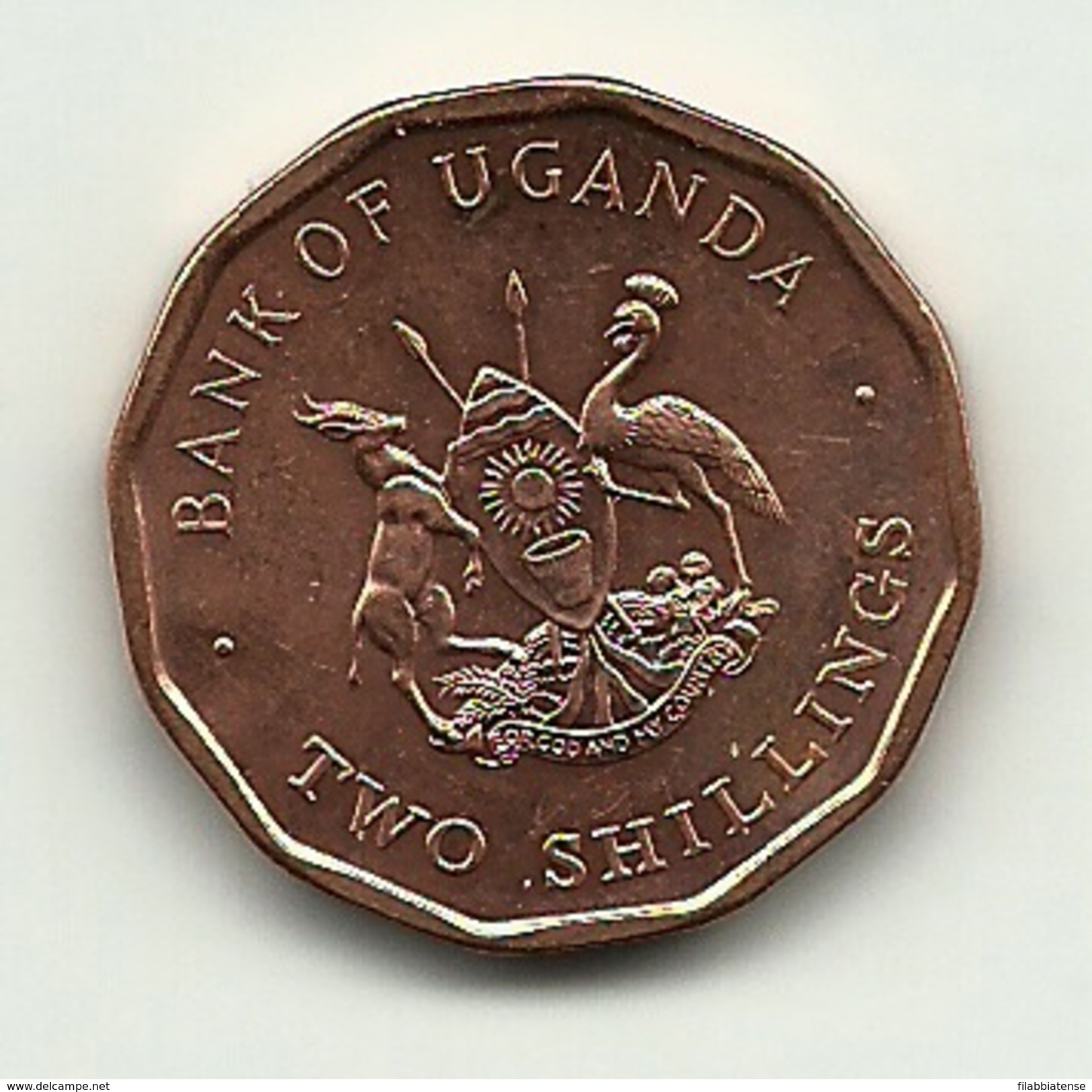 1987 - Uganda 2 Shillings, - Ouganda