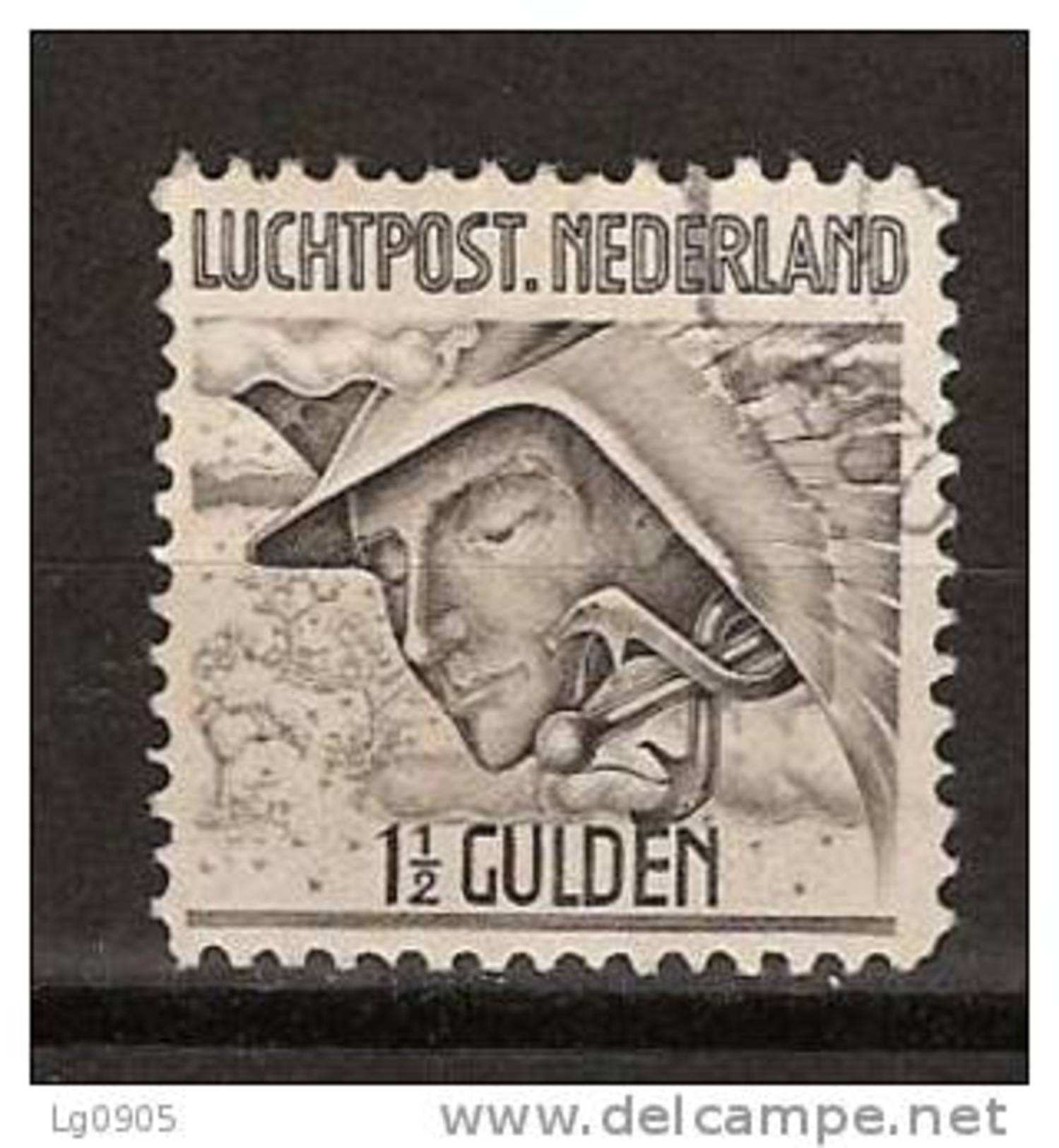 NVPH Nederland Netherlands Pays Bas Niederlande Holanda 6 Used ; Luchtpost, Airmail, Poste Aerianne, Correo Aereo 1929 - Luchtpost