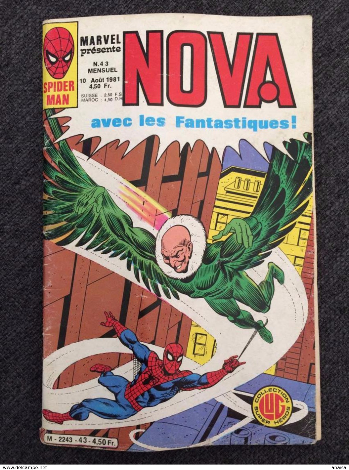 MARVEL Spider Man NOVA N°43 LUG - Nova