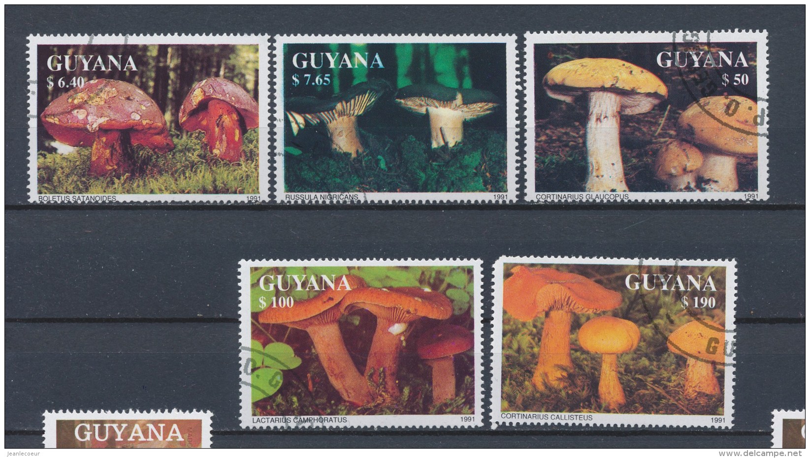 Guyana/Guyane 1991 Mi: 3680-3684 Yt:  (Gebr/used/obl/o)(1622) - Guyana (1966-...)