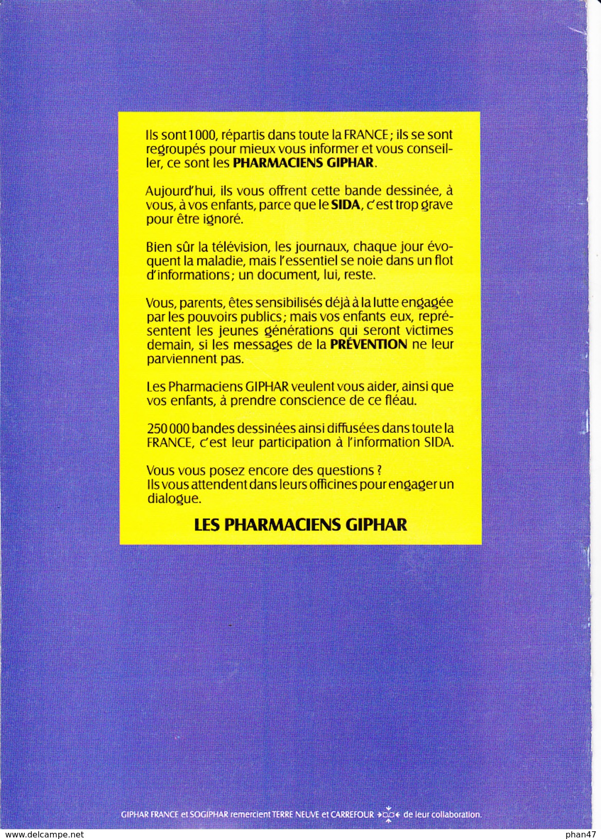 PAS DE SIDA POUR MISS POIREAU, Par MANDRYKA Et MOLITERNI, Edité Pour GIPHAR Vers 1990 - Autres & Non Classés