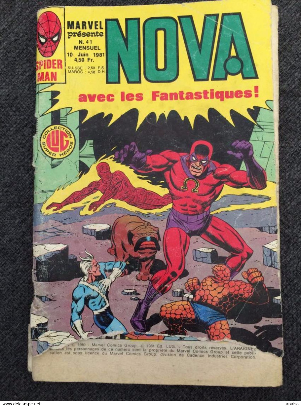 MARVEL Spider Man NOVA N°41 LUG - Nova
