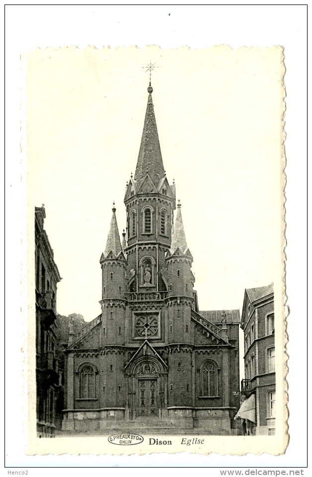 Dison - Eglise / O. Préaux Et Cie, Ghlin - Dison