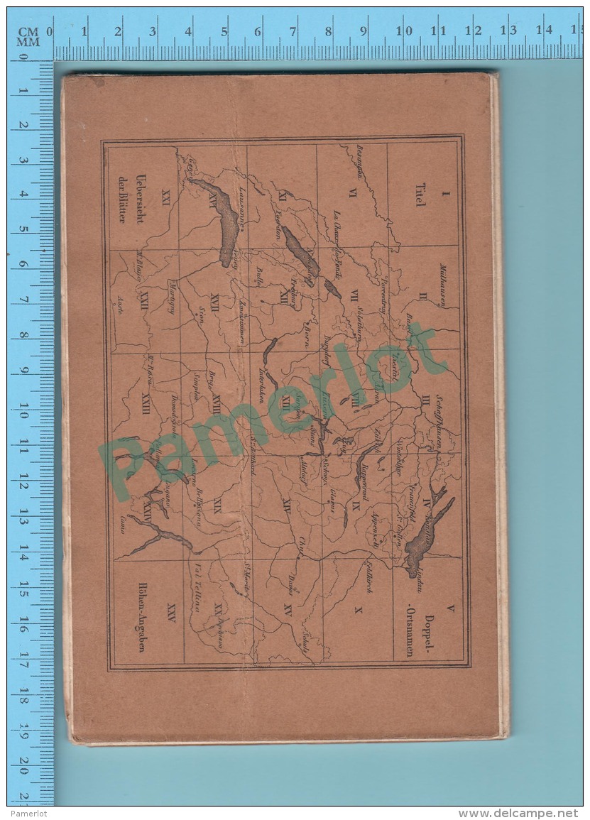 1906, Armee Suisse - Schweizerische Armee, Karte Zu Den Manovern Des IV Armeecorks -  8 Scans - Autres & Non Classés