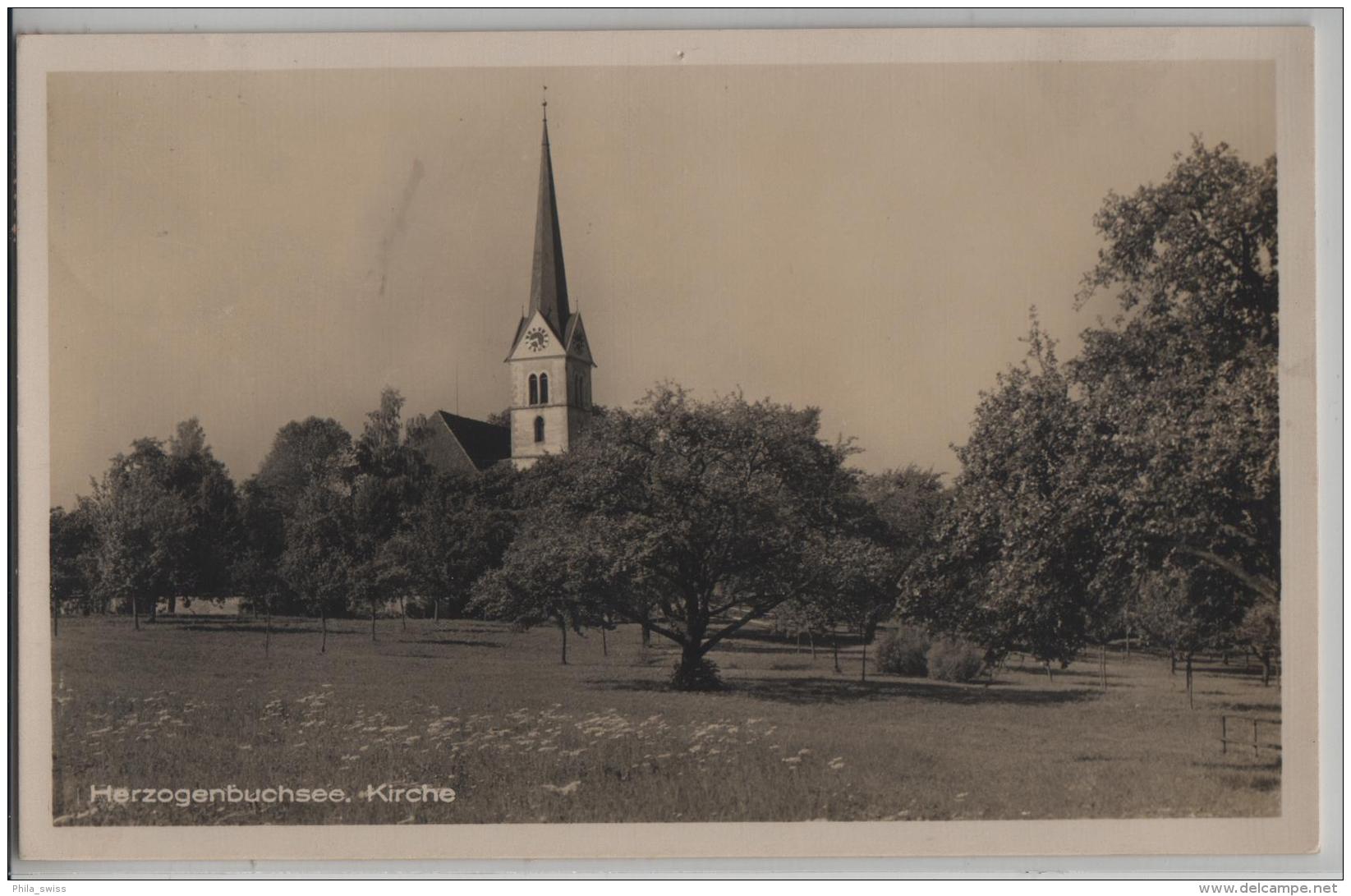 Herzogenbuchsee - Kirche - Photo: Guggenheim  No. 17565 - Herzogenbuchsee