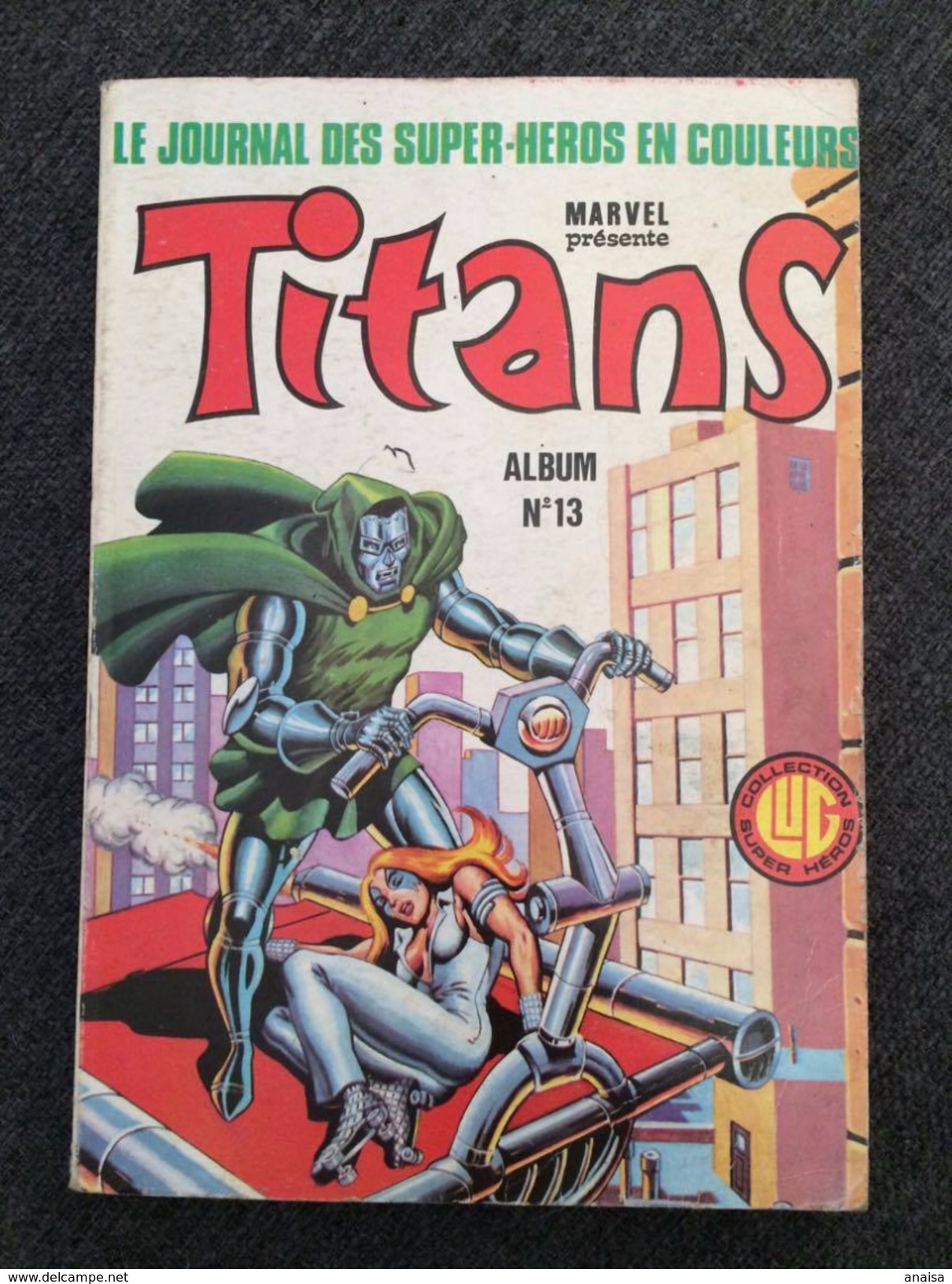 MARVEL Reliure TITANS N°13 (N°37+38+39) LUG - Titans