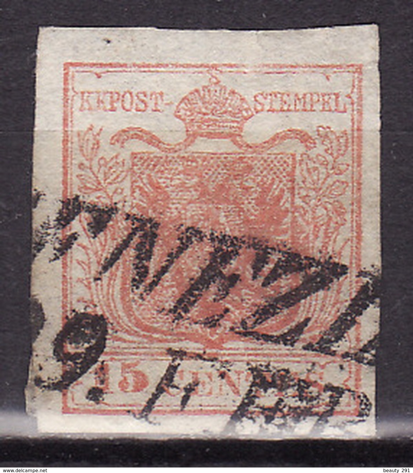 LOMBARDO VENETO 1850 - TIPO II 15 C - Lombardy-Venetia