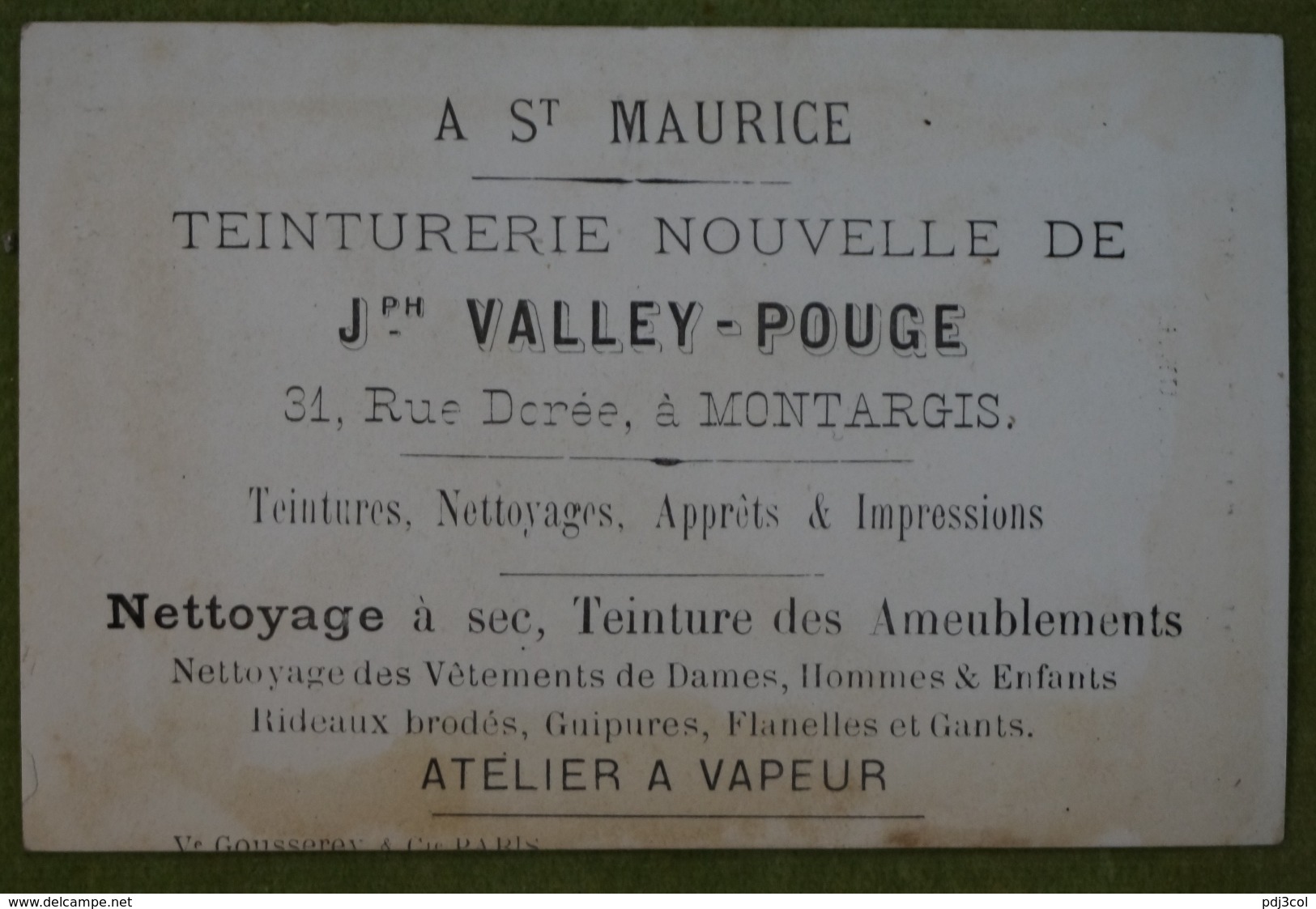 La Tzigane - 2ème Acte, Scène Dernière, Final - Publicité Pour Valley-Pouge, Teinturier à Montargis - Ve Gousserey Imp. - Altri & Non Classificati