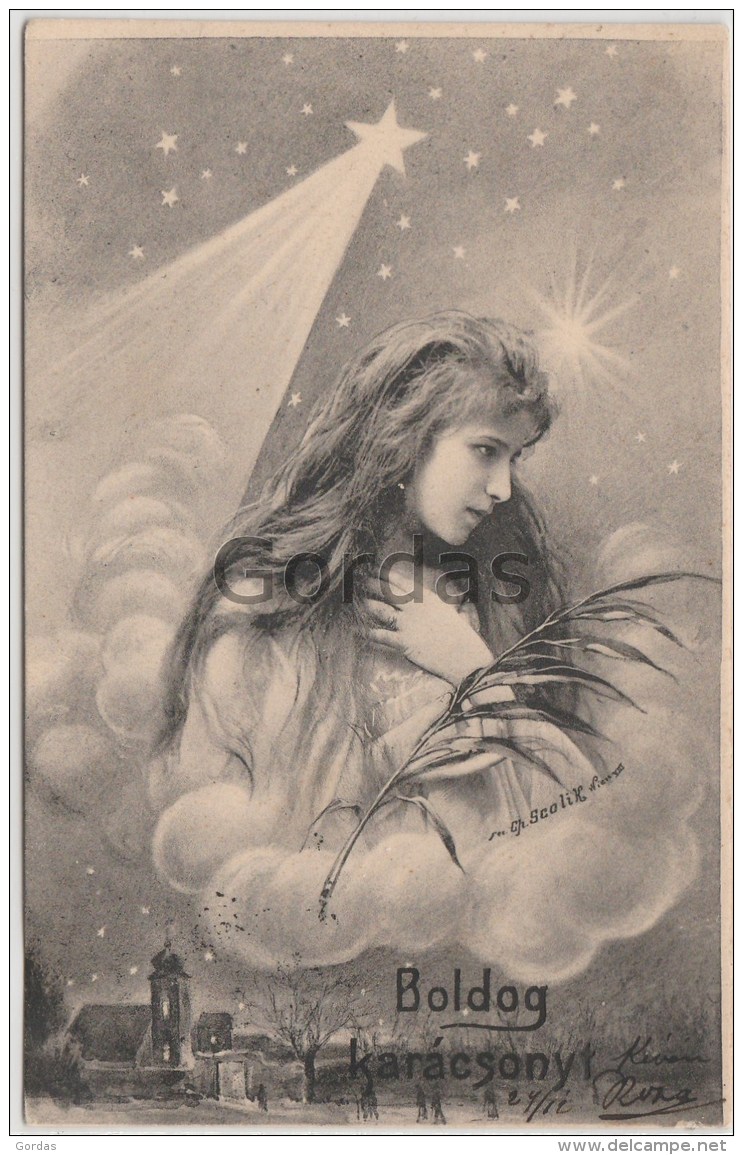 Illustrateur Ch. Scolik - Angel - Engel - Scolik, Charles