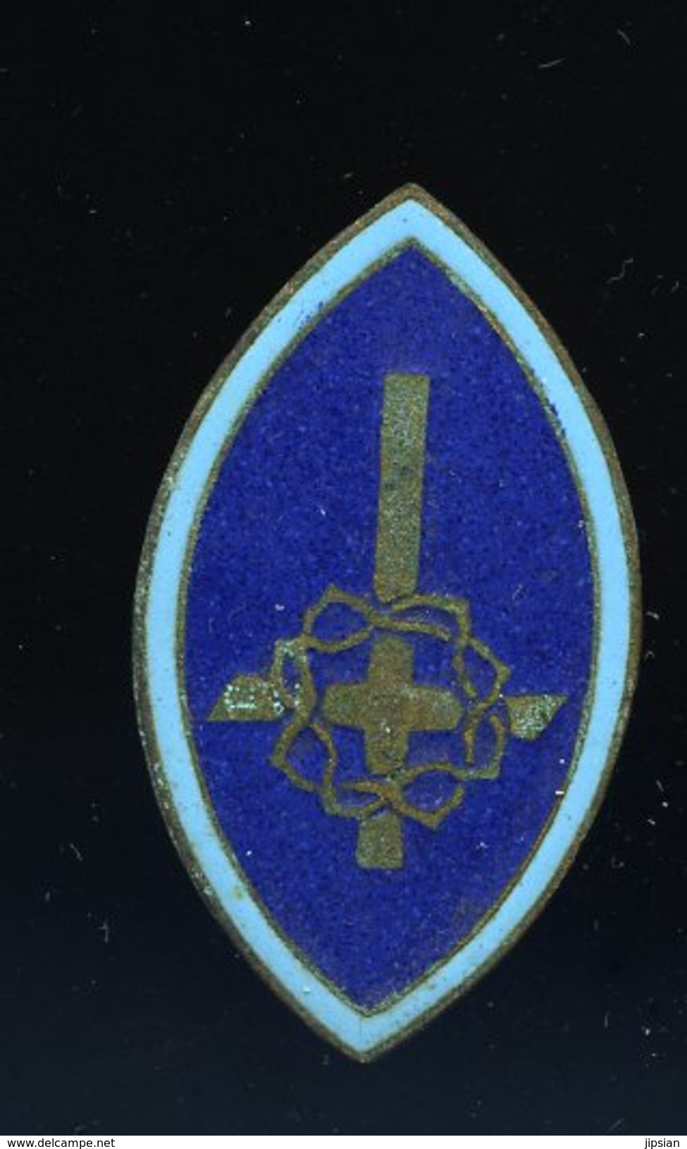 Ancien Insigne émaillé à Identifier ???  Ins5 - Marine