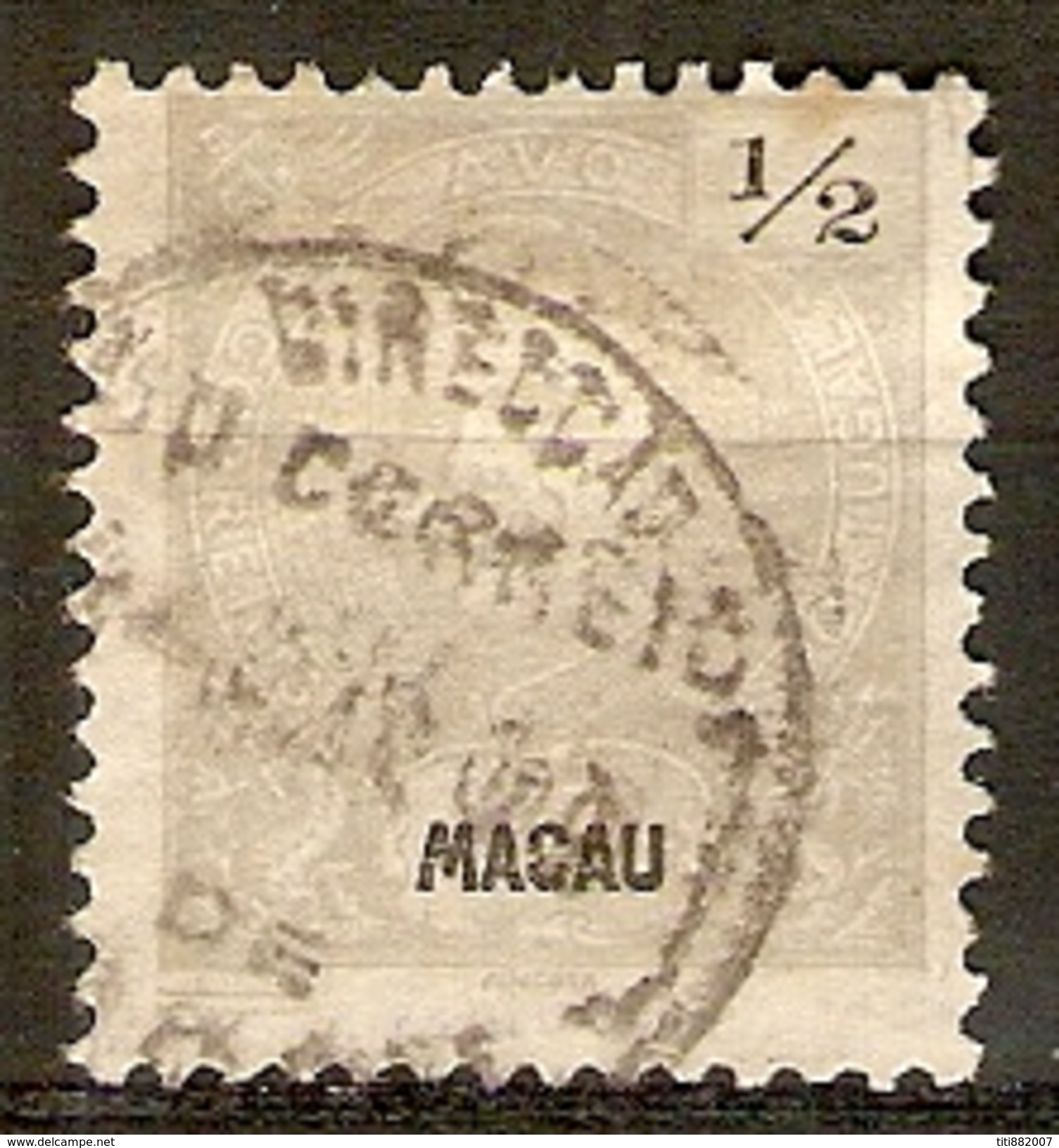 MACAO  /  MACAU     -    1898.    Y&T N° 78 Oblitéré - Oblitérés