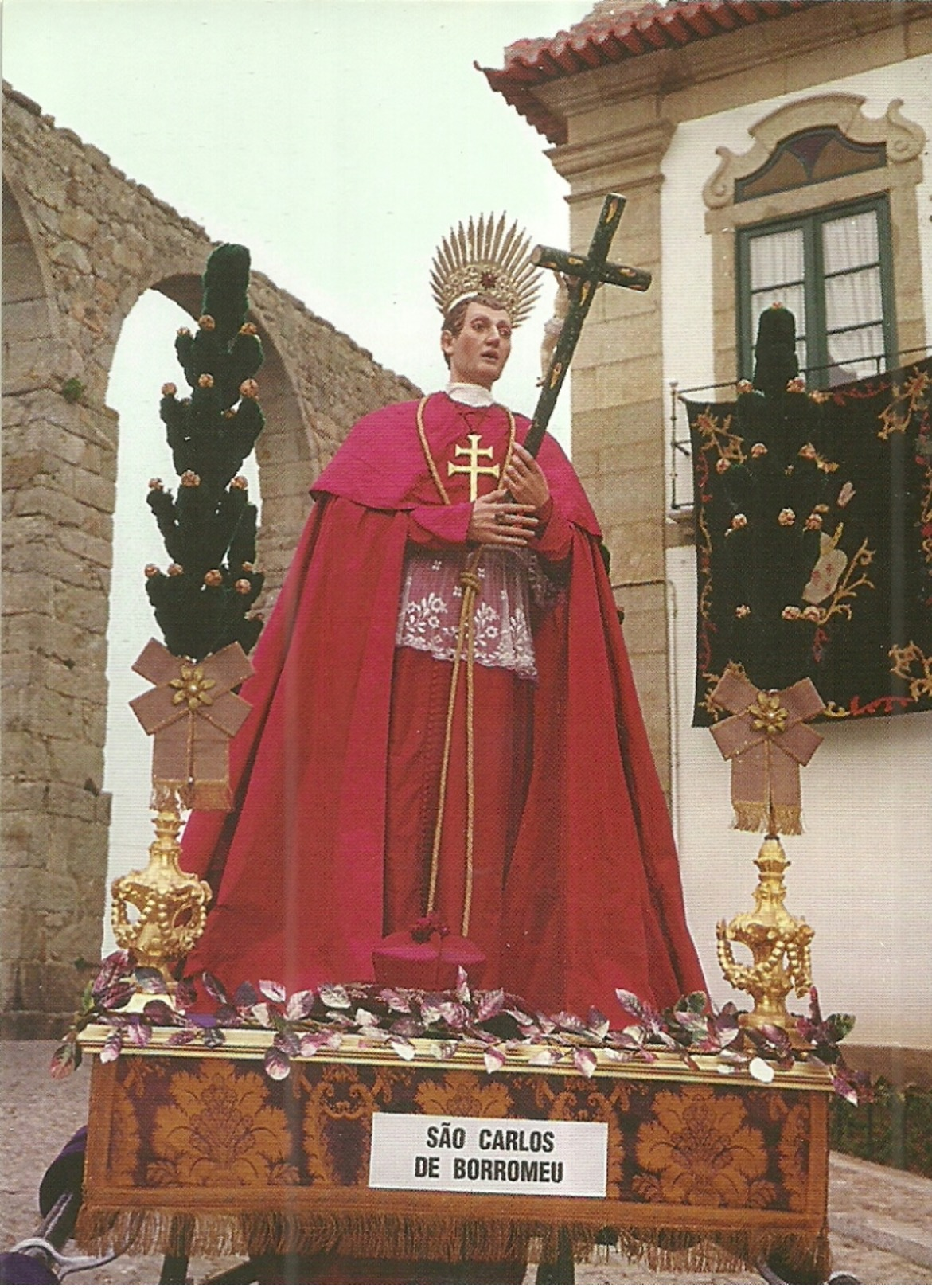 VILA  DO  CONDE  -  PROCISSÃO   DE  CINZAS    ANDOR  DE  SÃO  CARLOS - Holy Places