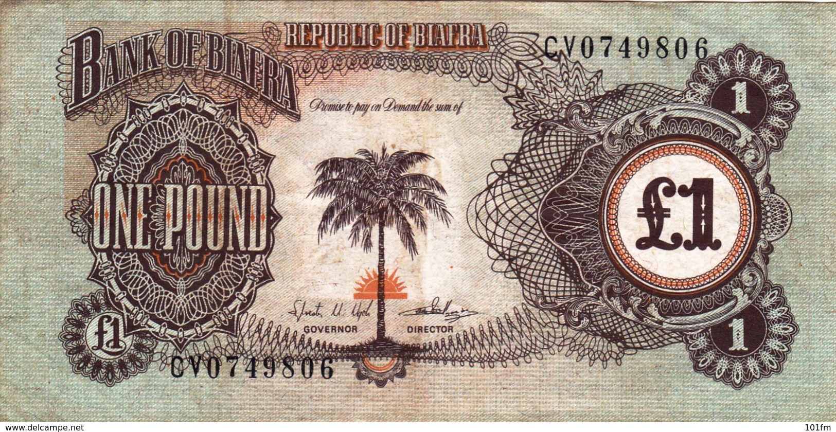 Nigeria - Bank Of Biafra 1 Pound - Nigeria