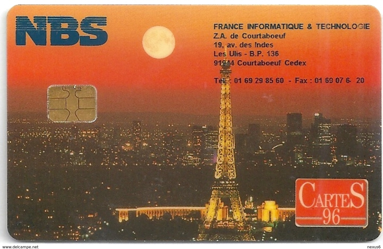 France - NBS Cartes 96 Expo Card - Ohne Zuordnung