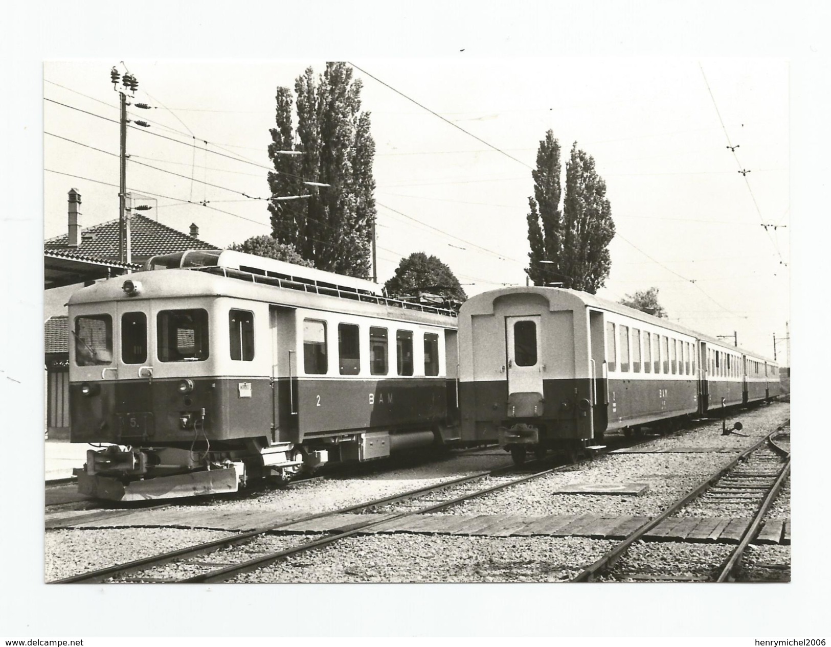 Suisse - Vaud Train En Gare De Bière 1967 Cpm - Bière