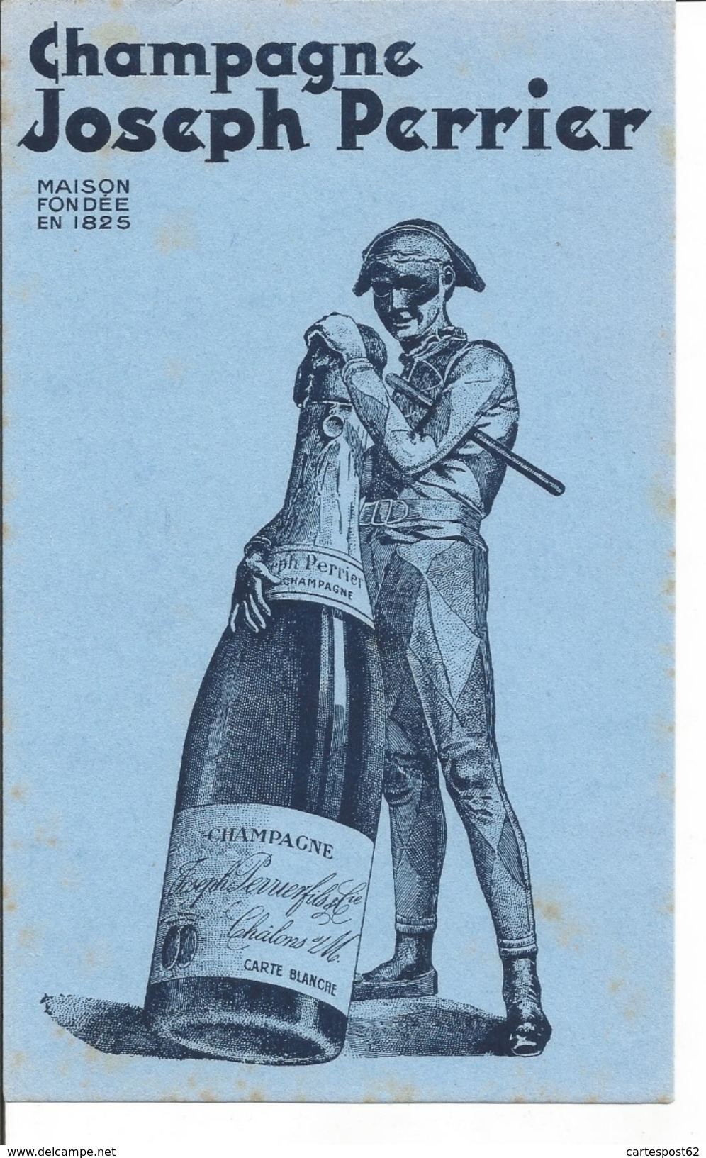 Buvard Champagne Perrier. Châlons Sur Marne. Maison Fondée En 1825. - Liqueur & Bière