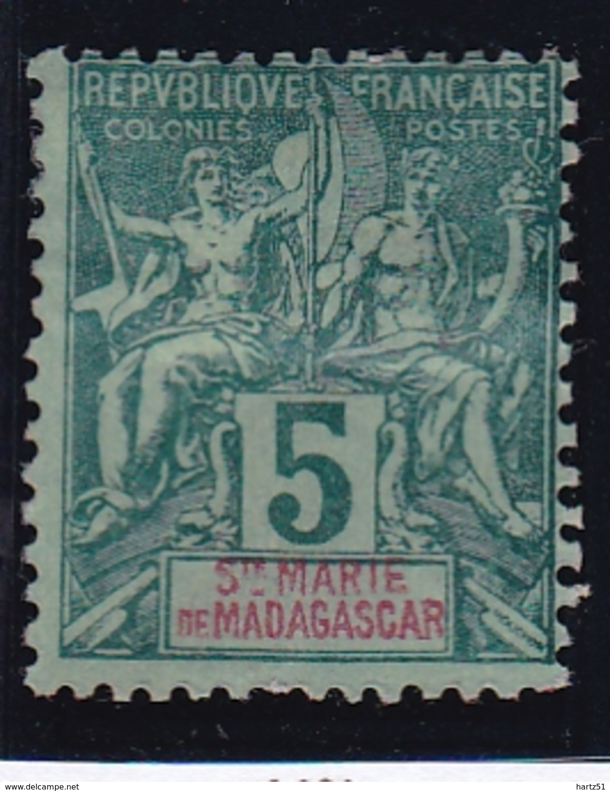 Sainte Marie De Madagascar N° 4 Neuf (*) - Ungebraucht