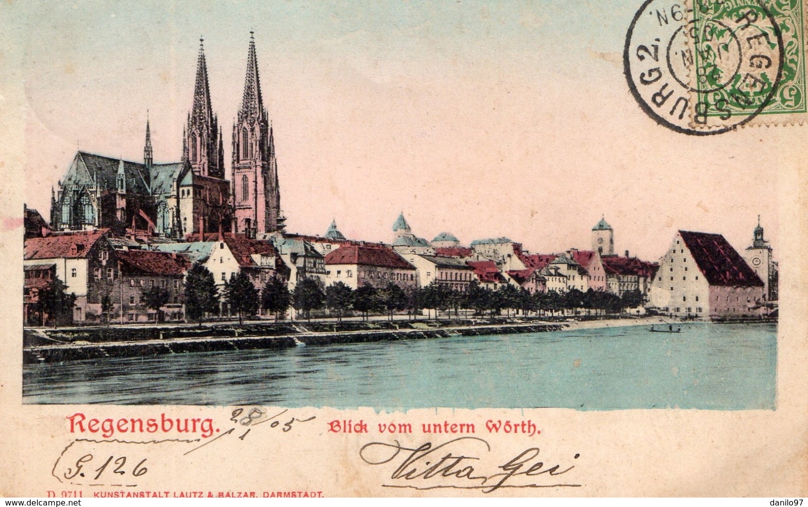 1905 CARTOLINA Regensburg - Regensburg