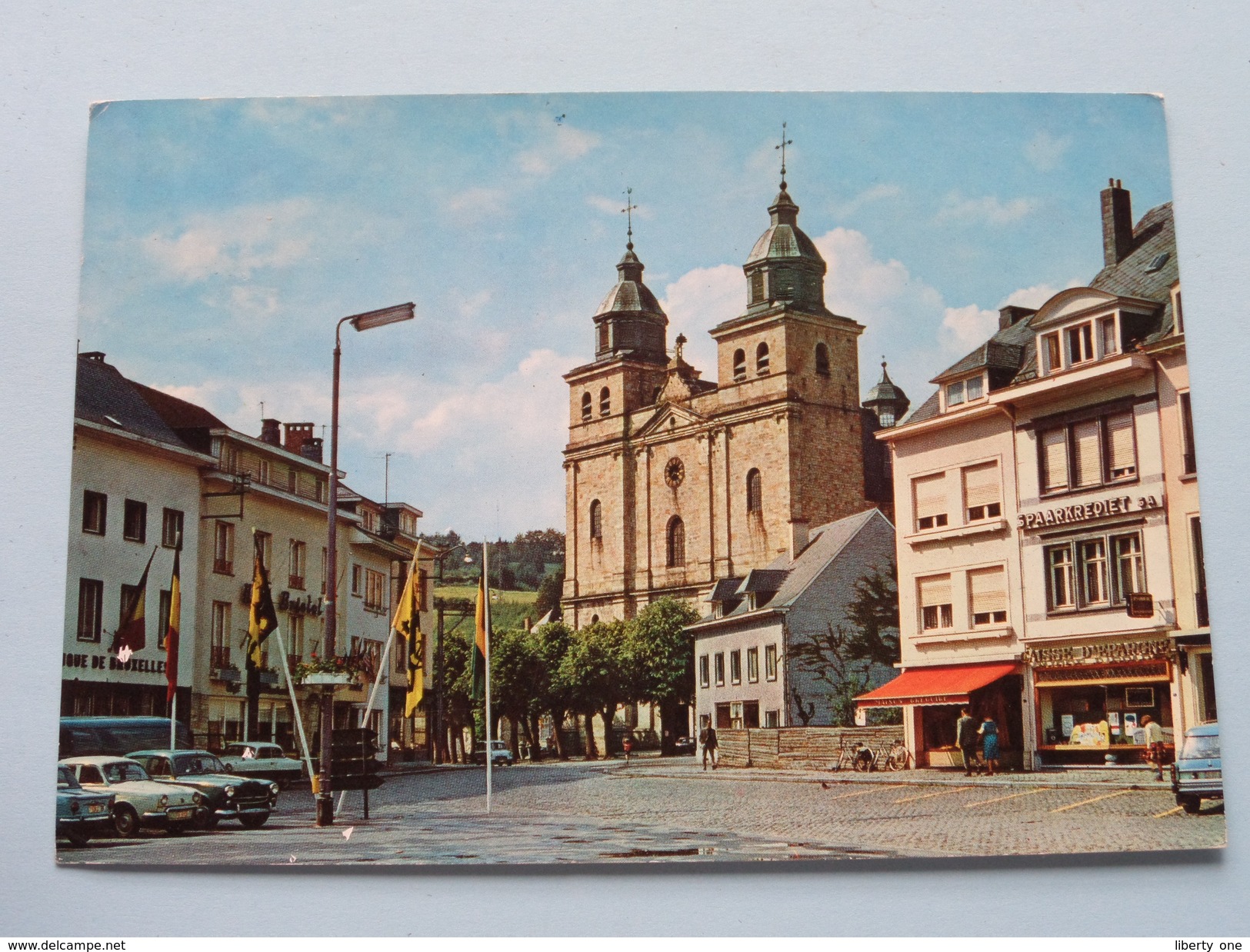 Place Albert 1er Et Cathédrale / Anno 1983 ( Zie/voir Foto Voor Details ) !! - Malmedy