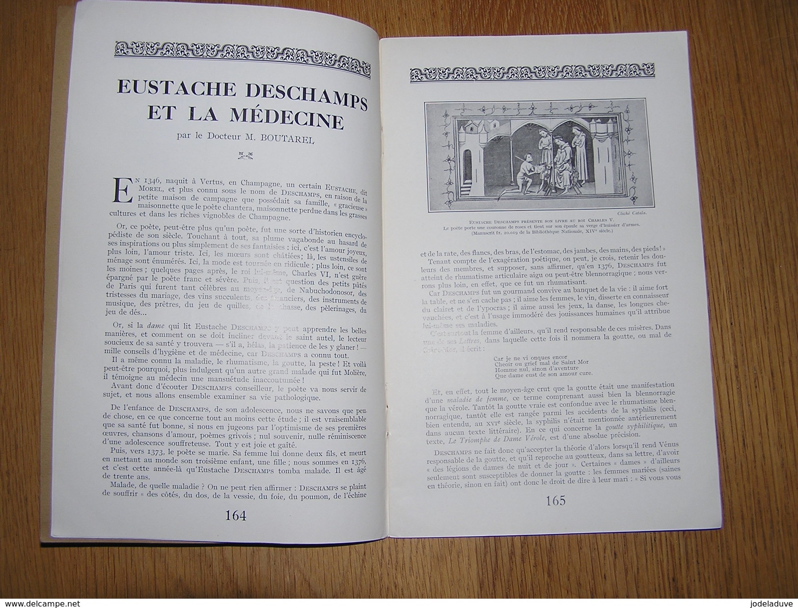 PRO MEDICO Revue N° 6 Année 1925 Lambiotte Médecine Périclès Eustache Deschamps Girardeau Controverses Médicales - Geschiedenis