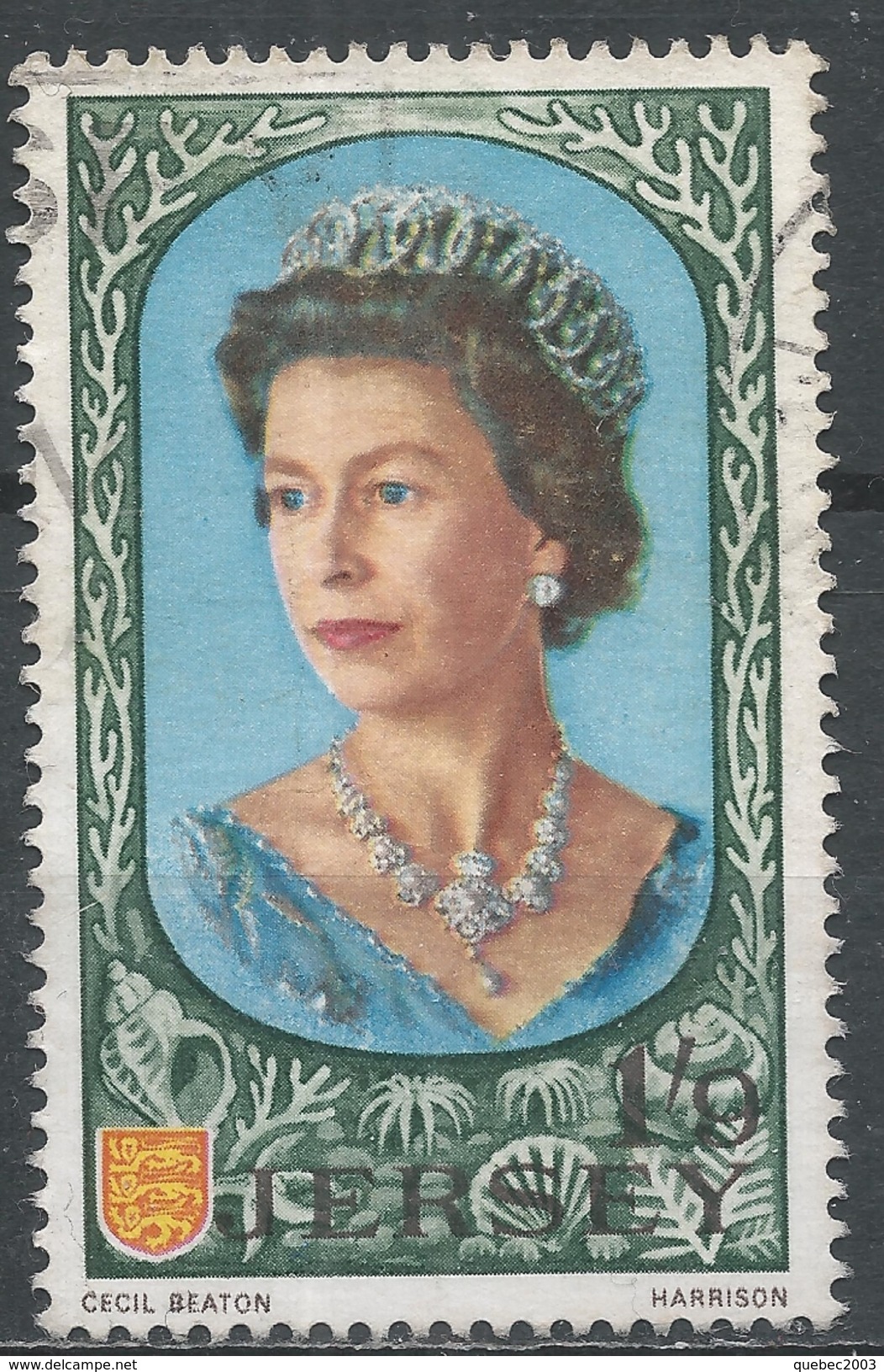 Jersey 1969. Scott #17 (U) Queen Elizabeth II * - Jersey