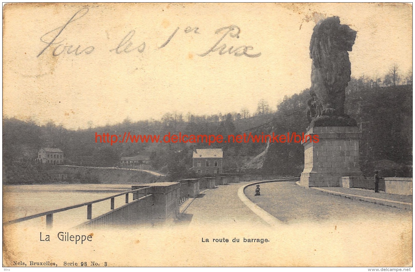 1905 La Route Du Barrage - La Gileppe - Jalhay