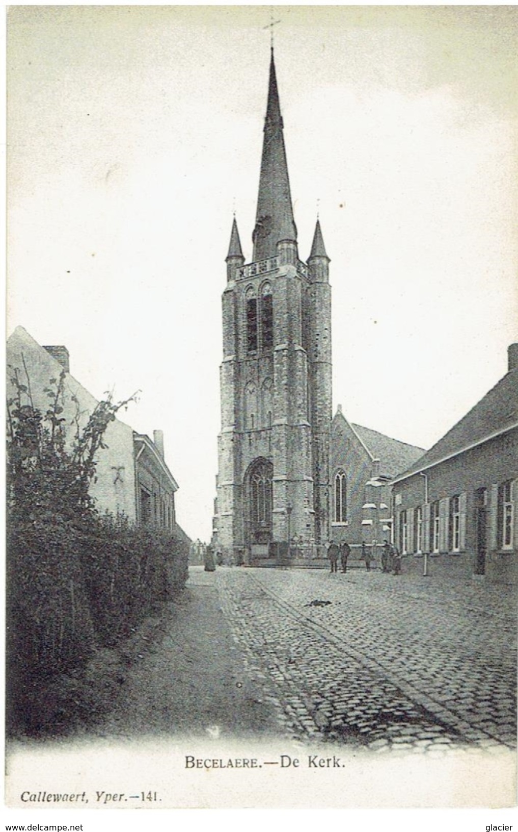 BECELAERE - De Kerk - Uitg. Callewaert, Yper N° 141 - Zonnebeke