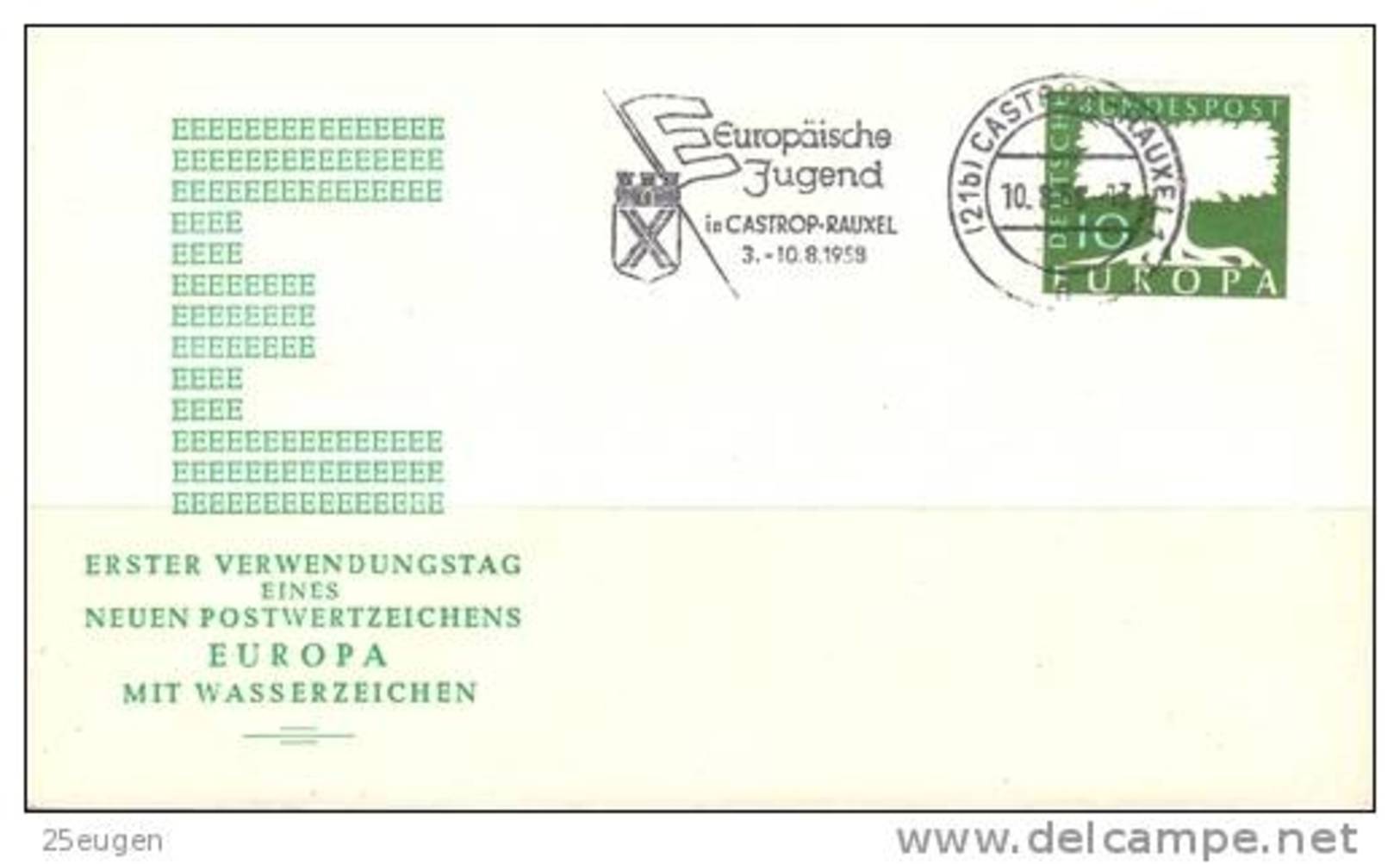 GERMANY 1957 EUROPA CEPT FDC - 1957