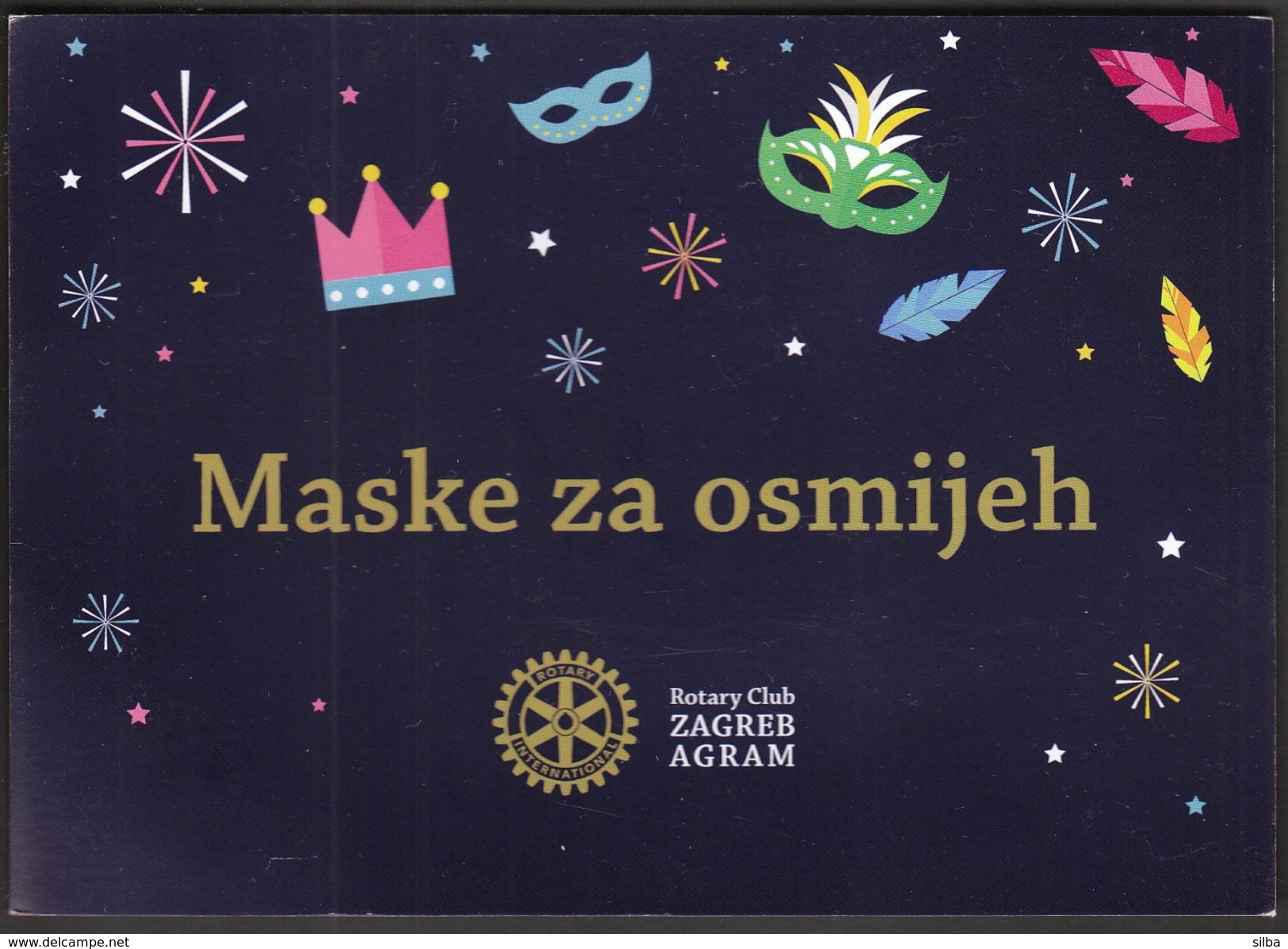 Croatia 2017 / Rotary Club Zagreb Agram / Masks For Smile / Thank You - Other & Unclassified