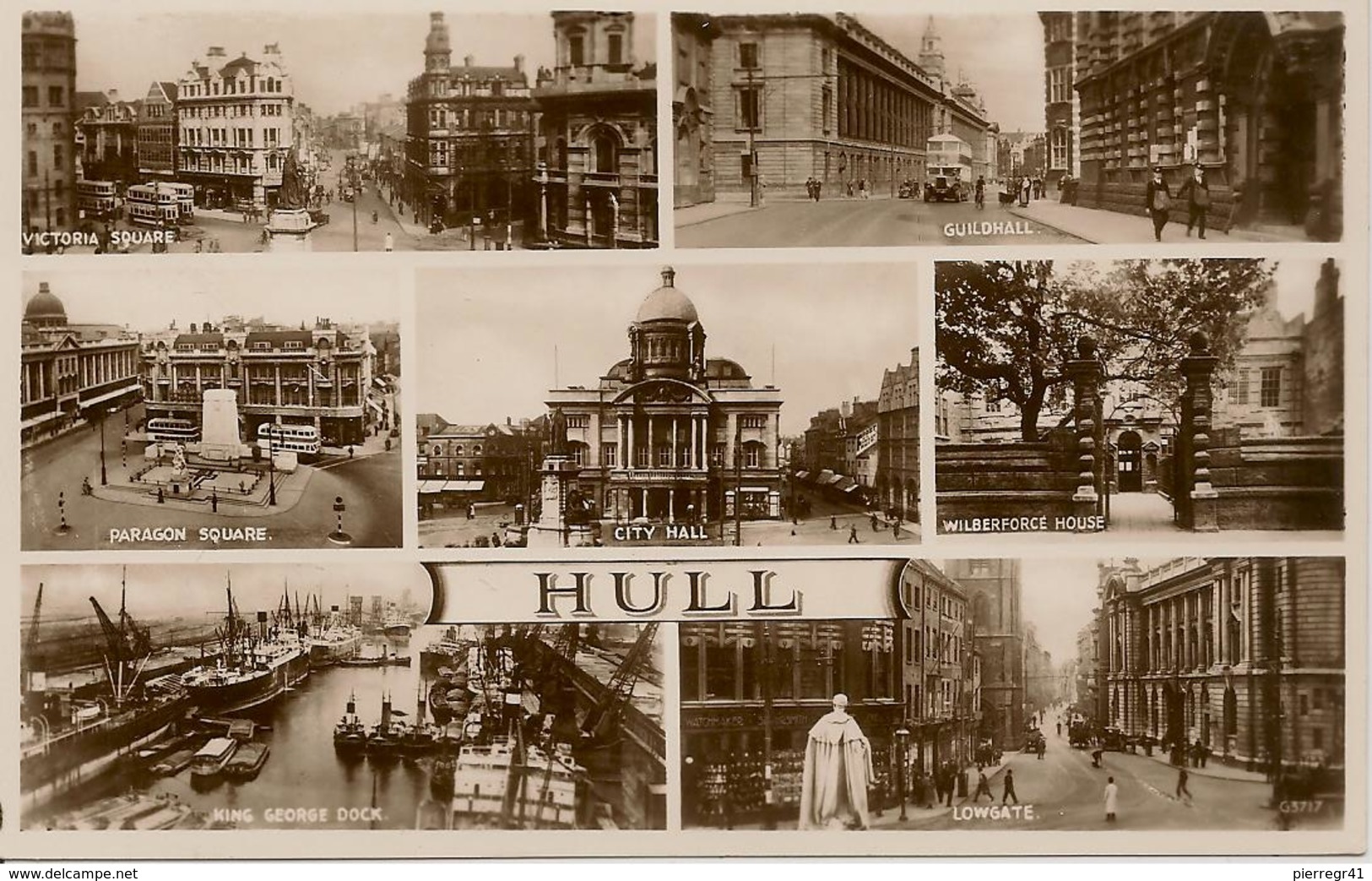 CPA-1950-ANGLETERRE-YORSHIRE-HULL-MULTIVUES- TBE - Hull