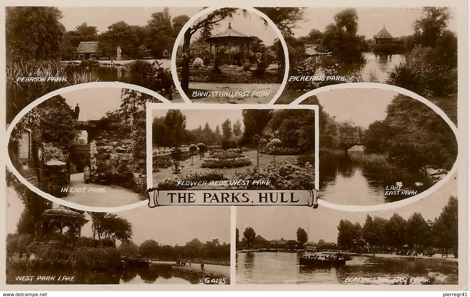 CPA-1950-ANGLETERRE-YORSHIRE-HULL-PARKS-MULTIVUES- TBE - Hull