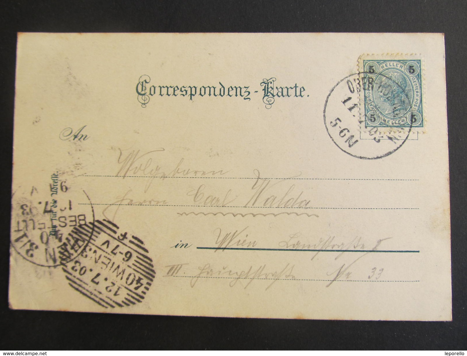 AK Oberhollabrunn Hollabrunn 1903 // D*22985 - Hollabrunn