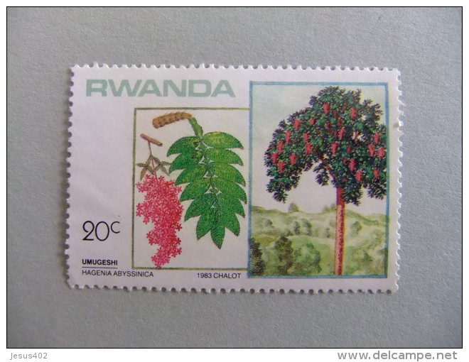 RWANDA REPUBLIQUE RWANDAISE 1984 ARBOL  Yvert N&ordm; 1125 Nuevo - Nuevos