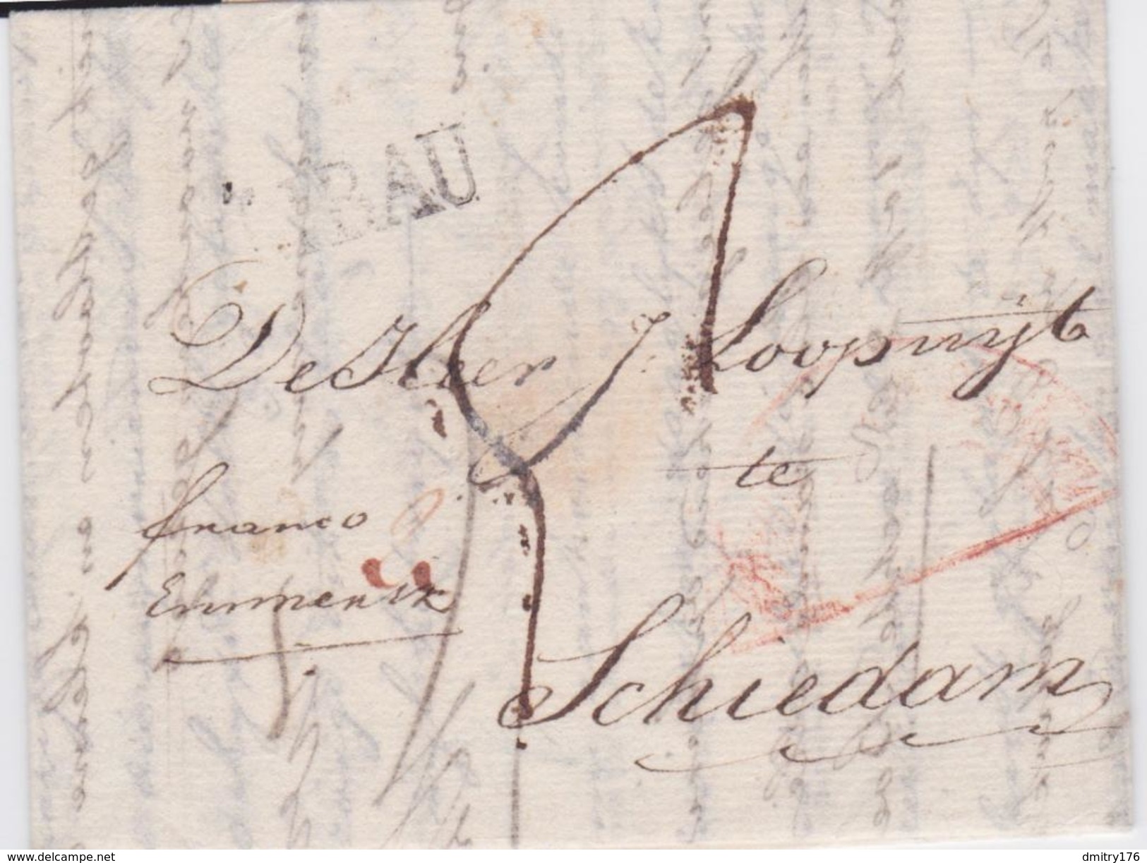 Russia Empire. Libau To Schiedam - ...-1857 Prephilately