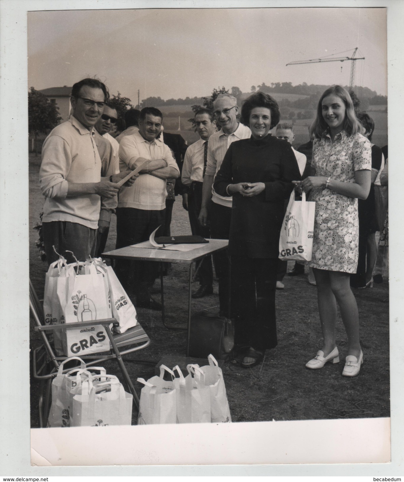 Saint Jean De Bournay Rallye De L' UNEG Union Nationale Des Evadés De Guerre 1970 Anisette Gras Publicité - Sonstige & Ohne Zuordnung