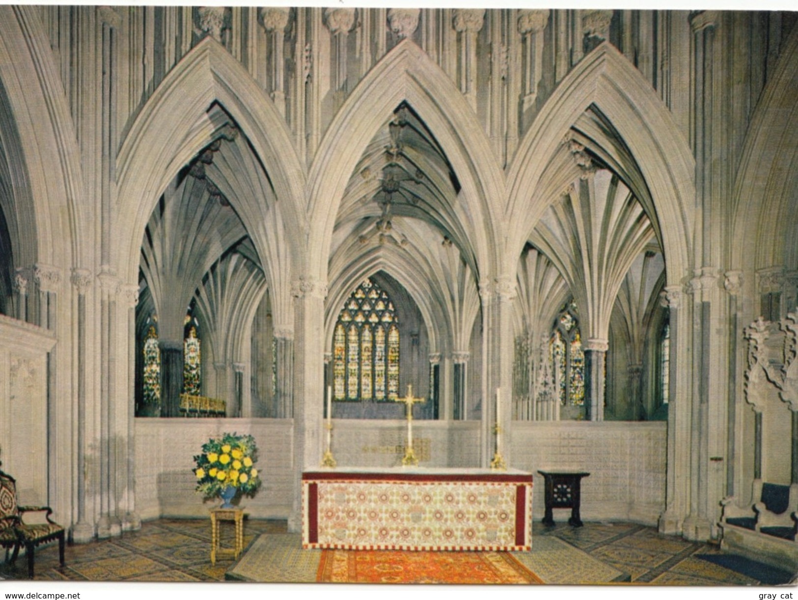 Wells Cathedral, Somerset, The Sanctuary And Retrochoir, 14th Century, Unused Postcard [19692] - Wells