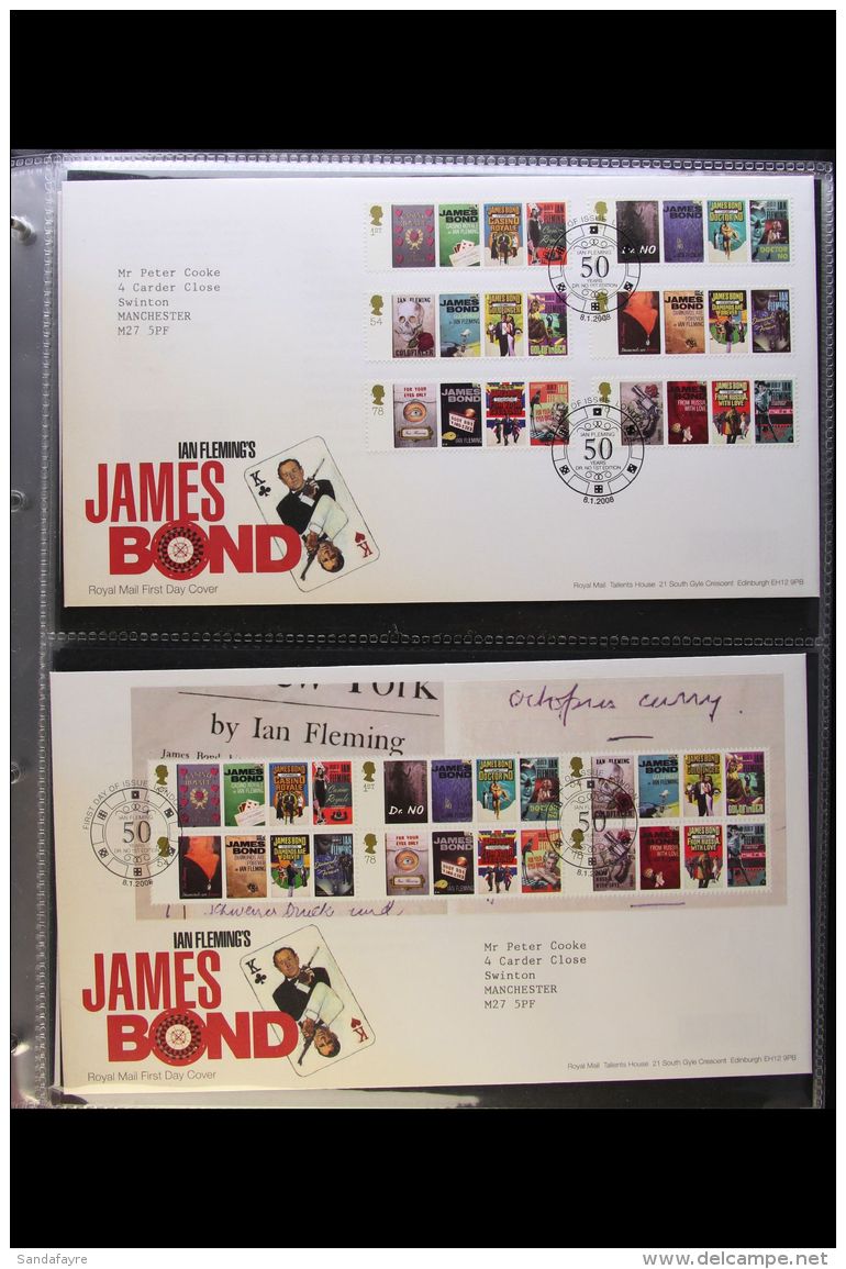 2008 COMPLETE COMMEMORATIVES COLLECTION In A Dedicated Album. Super Quality, Current Retail &pound;110+ (19... - FDC