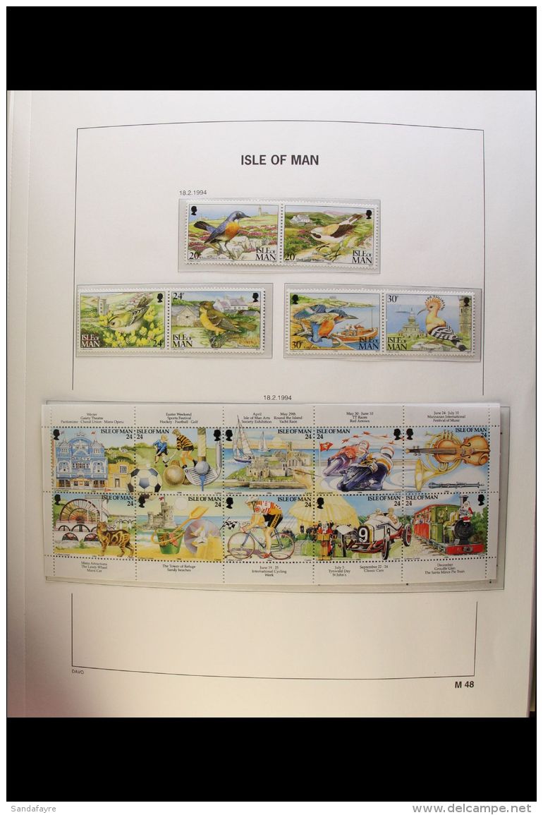 ISLE OF MAN 1994-2007 SUPERB NEVER HINGED MINT Comprehensive Collection Presented In A Quality Stanley Gibbons... - Autres & Non Classés
