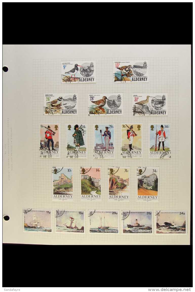 ALDERNEY 1983-2008 An Attractive &amp; COMPLETE VERY FINE USED Collection Presented On Album Pages, SG A1/A354.... - Andere & Zonder Classificatie