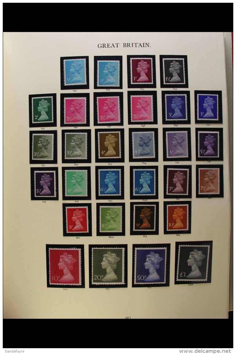 1970-1997 DECIMAL ISSUES NEVER HINGED MINT Collection In A Stanley Gibbons "Windsor" Album. With A Complete Run Of... - Other & Unclassified