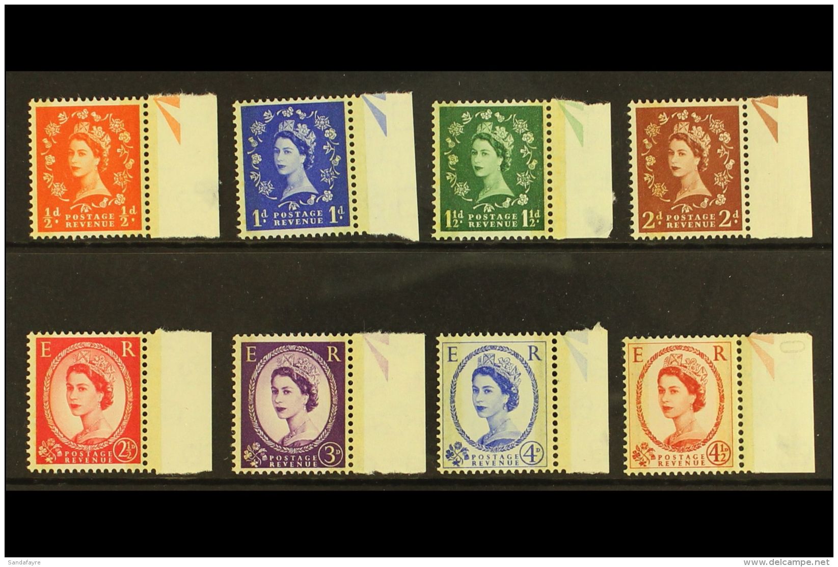 1959 Phosphor / Graphite Complete Set, SG 599/609, Never Hinged Mint (8 Stamps) For More Images, Please Visit... - Autres & Non Classés