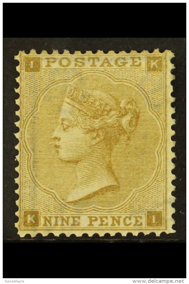 1862-64 9d Bistre 'small Letters' SG 86, Mint Part OG, Very Well- Centered &amp; Lovely Fresh Appearance. Very... - Autres & Non Classés