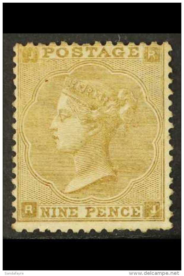 1862 9d Bistre, Small Uncoloured Letters, SG 86, Mint (regummed), Few Small Faults But Good Colour And Impression.... - Sonstige & Ohne Zuordnung