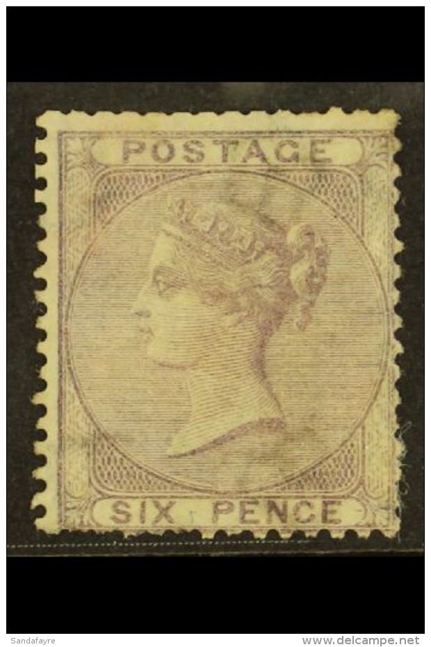 1855-57 6d Pale Lilac 'no Corner Letters', SG 70, Mint No Gum, Some Perf Faults, Cat &pound;1350. For More Images,... - Autres & Non Classés