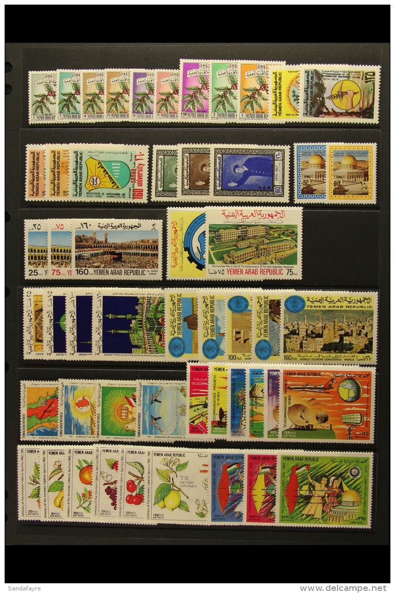 1976-90 NEVER HINGED MINT COLLECTION Lovely Clean Lot In Complete Sets, Begins With 1976 Coffee Beans Definitives,... - Yémen