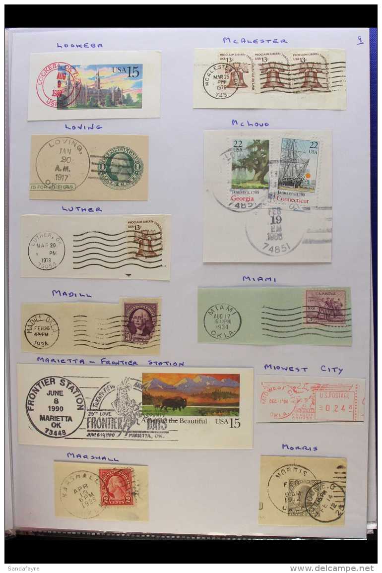POSTMARK COLLECTION - "O" STATES An Interesting Collection Of Cancellations On Stamps From All Periods Inc Airs,... - Autres & Non Classés