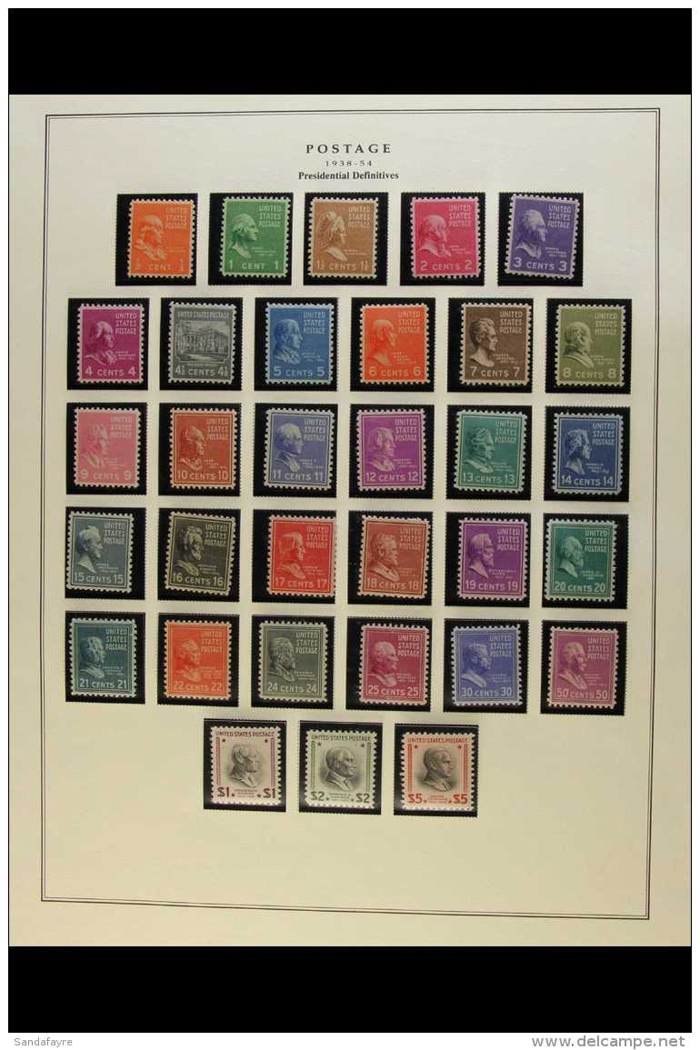 1938-39 Definitives Complete Set Including Coil Stamps (Scott 803/34 &amp; 839/51, SG 799/844) Very Fine Never... - Other & Unclassified