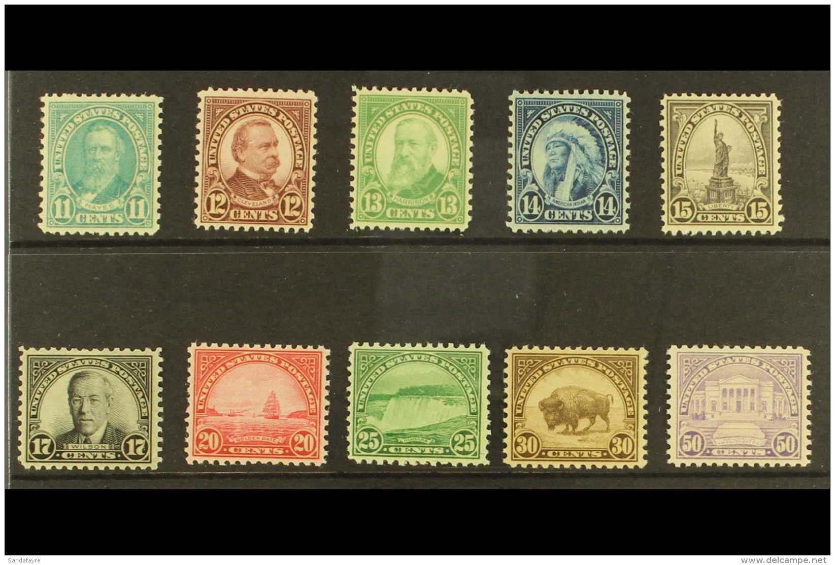 1931 Rotary Press Printing Definitives Set (Scott 692/701, SG 692/701), Very Fine Mint, Most Values Never Hinged.... - Other & Unclassified