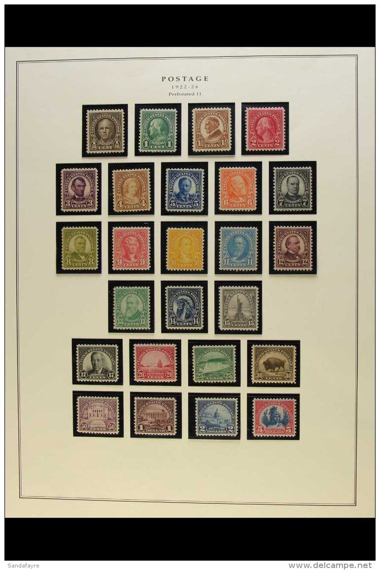 1922-26 (perf 11, Flat Plate Printing) Definitives Complete Set (Scott 551/73 &amp; 622/23, SG 559/81... - Andere & Zonder Classificatie